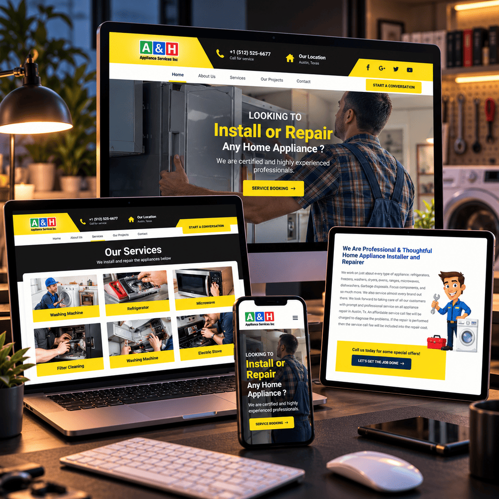 A&H Appliance Repair & Install project showcase