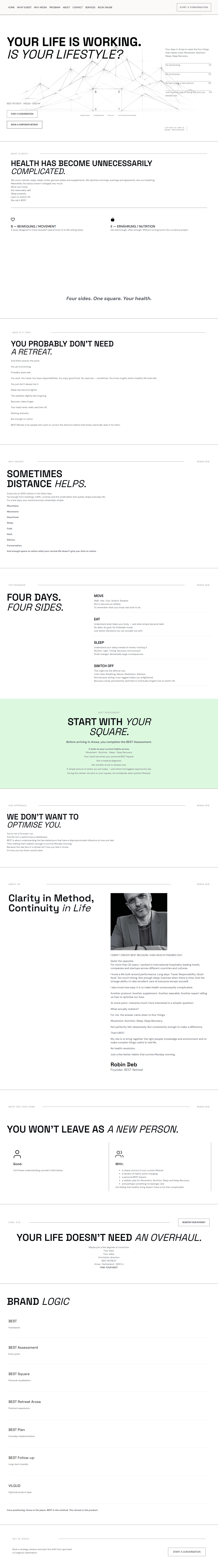 Arosa Within full page preview