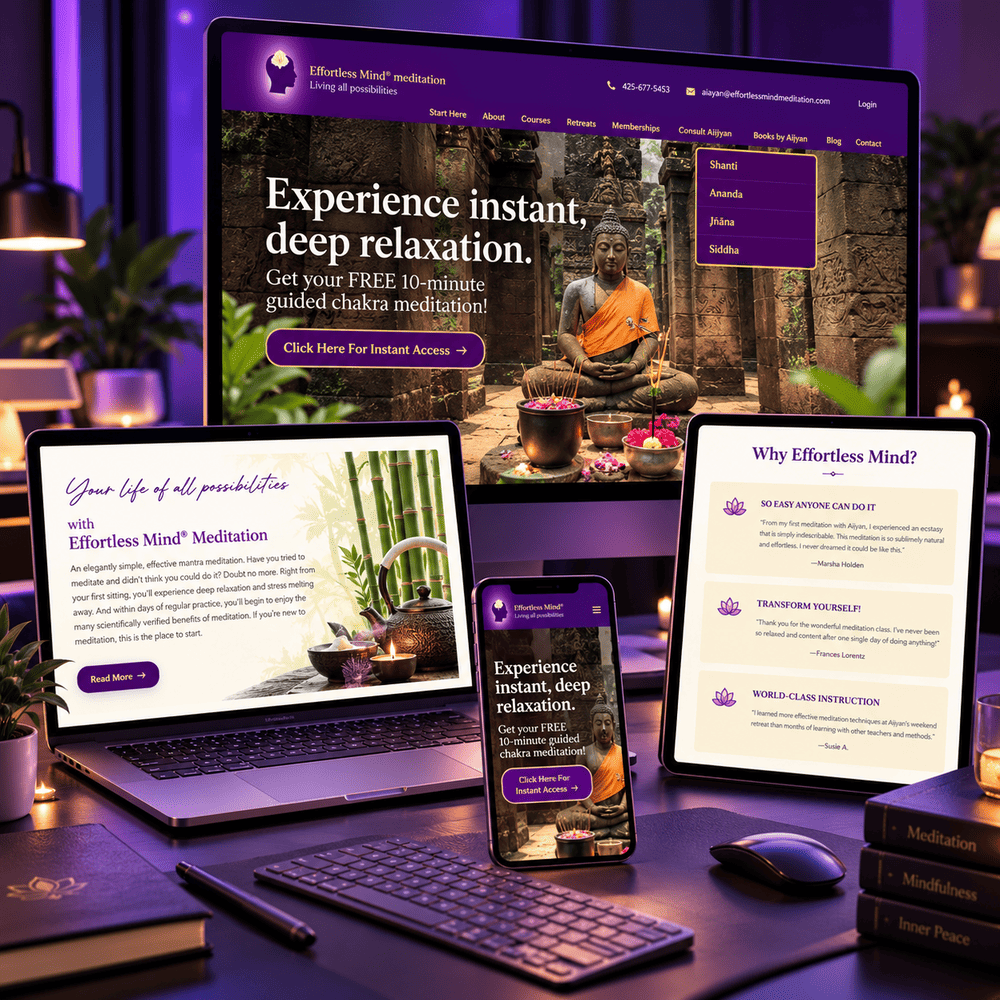 Effortless Mind Meditation project showcase